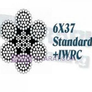 سیم بکسل جرثقیل و حفاری 6X37 سیم بکسل جرثقیل و حفاری 6X37